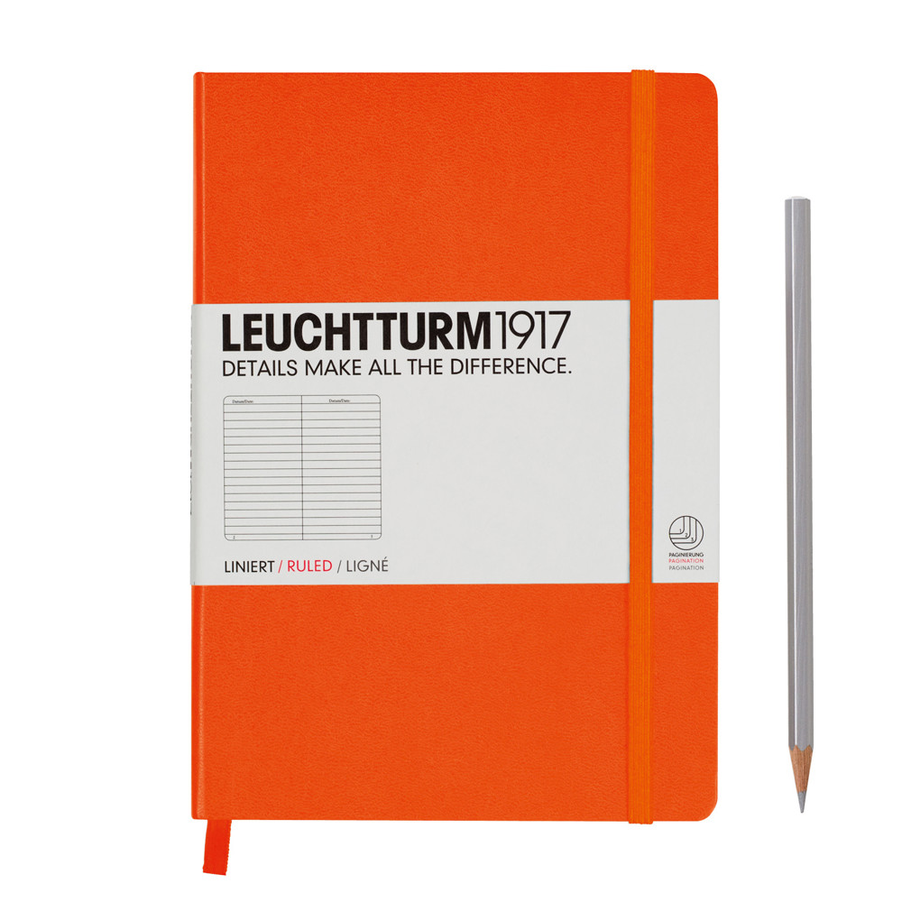 Leuchtturm A5 Medium 249 Lined Pages Hardcover